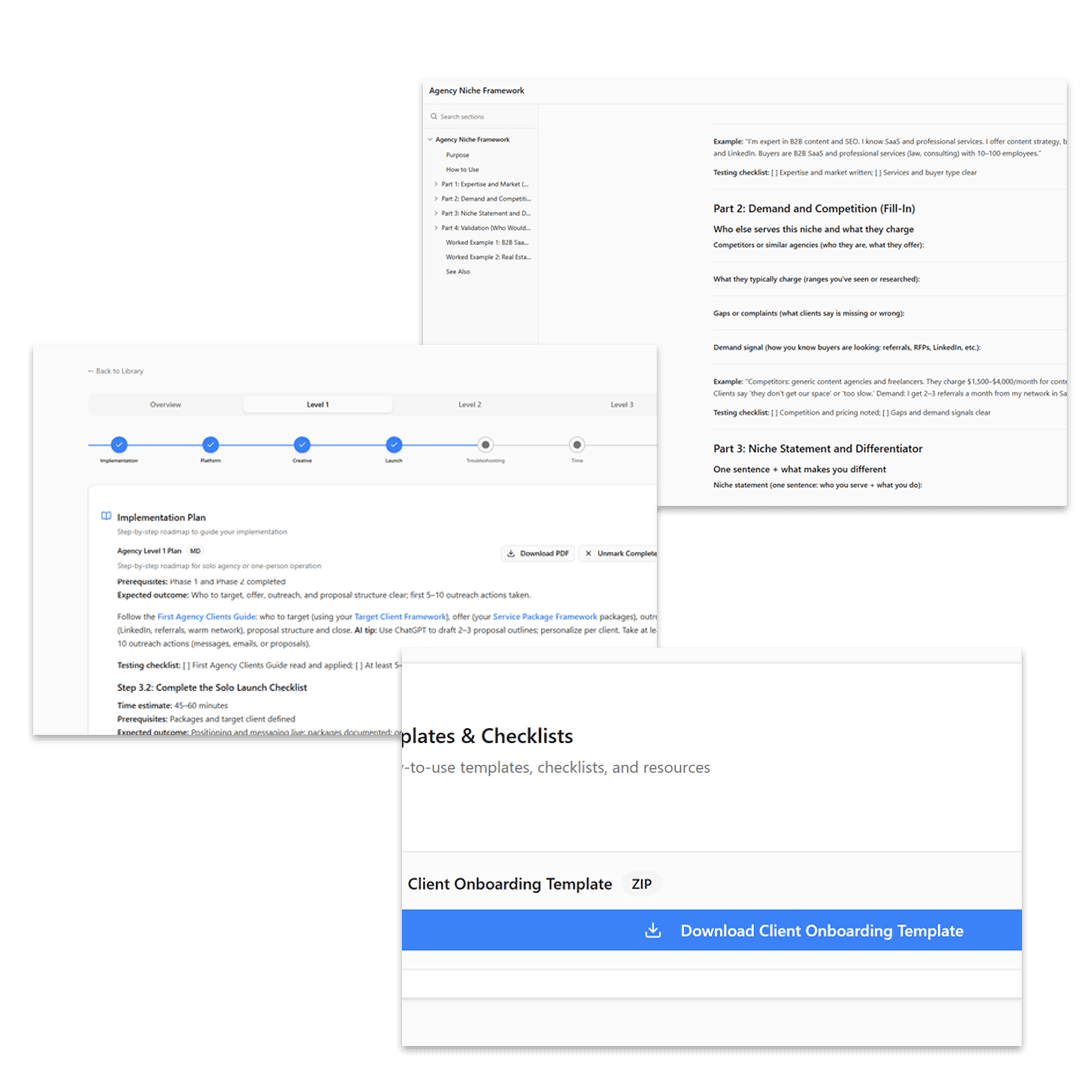 Inside the Agency Proven System: proven system roadmap and implementation steps